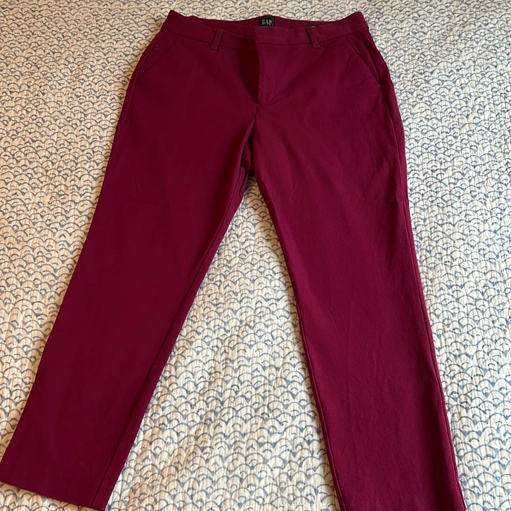 Gap slim ankle, high rise, crop pants